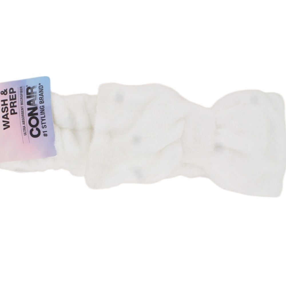 Conair White spa headband
